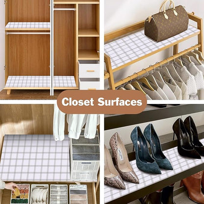 Drawer and Shelf Liner for Kitchen Cabinet: 12 in X 20 Ft Non Slip Waterproof - Image 8
