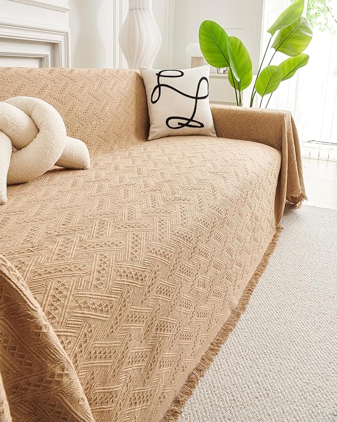 AIVIA Couch Cover Sheet Blanket, Slipcover - Image 5