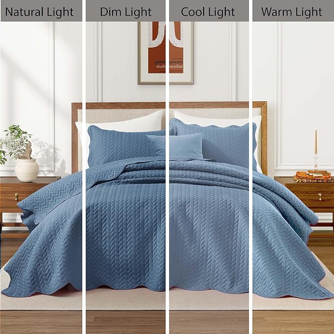 IR Imperial Rooms California King Quilt Bedding Set Size + 2 Pillow Shams - Image 9