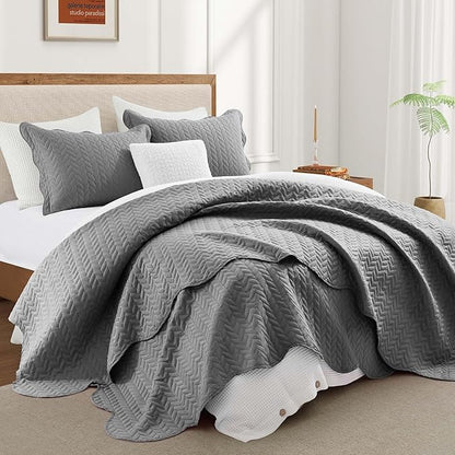 IR Imperial Rooms King Quilt Bedding Set Size + 2 Pillow Shams - Image 3