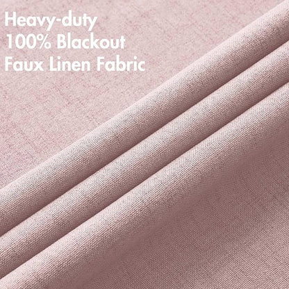 MIULEE Linen Texture 90 Inches Curtains - Image 5