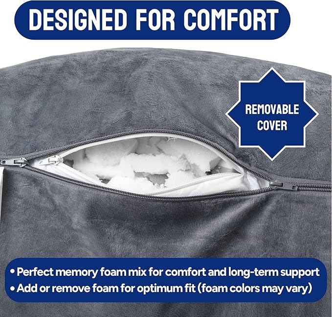 ComfortSpa Reading Pillow for Kids Teens Adult, Back Rest Pillow - Image 6