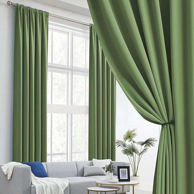 DUALIFE Back Tab Blackout Curtains - Image 2