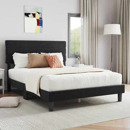 novilla queen bed frame, queen size bed frame, main product view