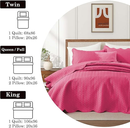 IR Imperial Rooms California King Quilt Bedding Set Size + 2 Pillow Shams - Image 5