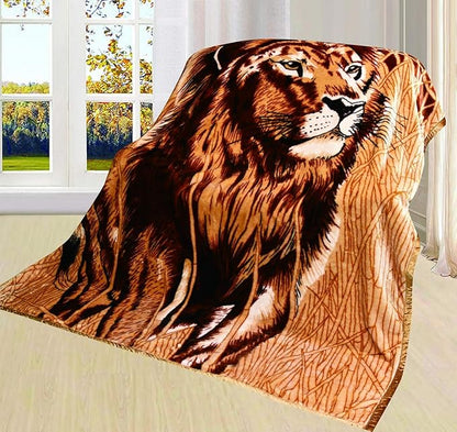 Hiyoko Heavy Korean Mink Lion Blanket - Image 9
