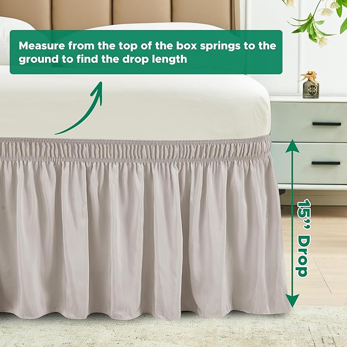 Biscaynebay Wrap Around Bed Skirts - Image 3