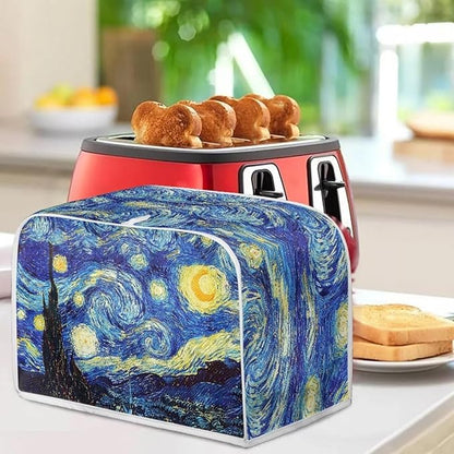 ZFRXIGN Starry Night Toaster Cover 4 Slice Small Appliance Covers Toaster Bag - Image 3