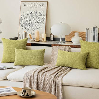 Kevin Textile Pack of 2, Decorative 2 Tone Linen Pillow Covers Cushion Cover - Image 4