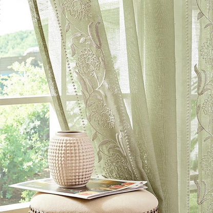 jinchan Winslow Sheer Curtains 96 Inch - Image 9