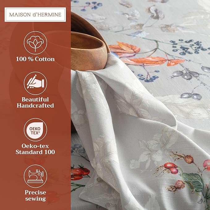 Maison d' Hermine Cloth Napkins Set of 4 100% Cotton - Image 2