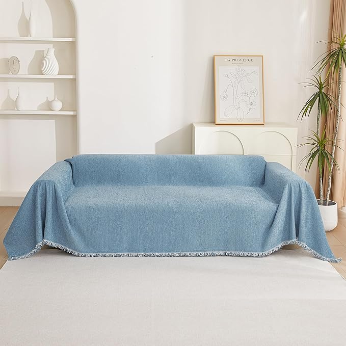 MYSKY HOME Chenille Couch Cover, Sofa Slipcover - Image 8