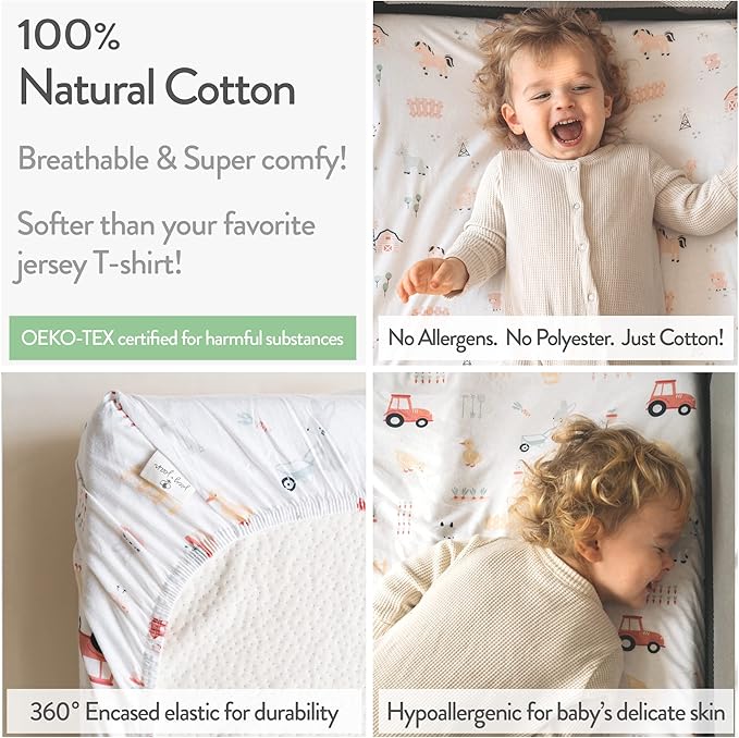 Bassinet Fitted Sheets Compatible - Image 3