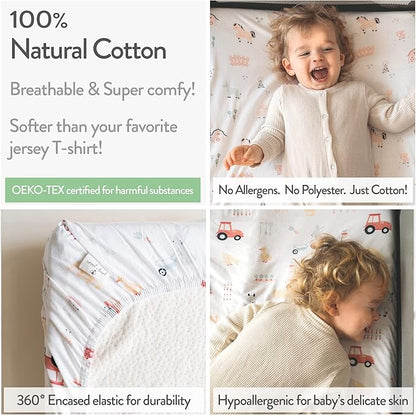 Bassinet Fitted Sheets Compatible - Image 3