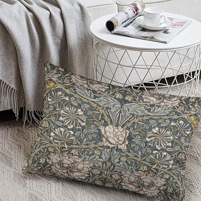 Pimpernel William Morris Throw Pillow Covers 12x20 Inch Aesthetic Pillow Velvet - Image 5