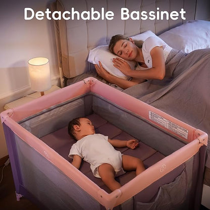 Pamo Babe Pack and Play with Bassinet - Image 2