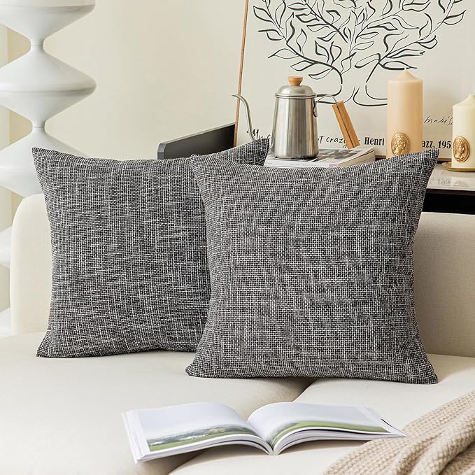 Kevin Textile Soft Solid Lined Linen Pillow Cover Durable Pillowcase Fashion by KevinTextile