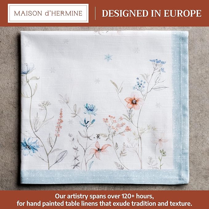 Maison d' Hermine Cloth Napkins Set of 4 100% Cotton - Image 2