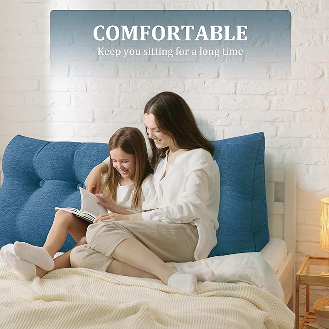 11 lbs Thickened Headboard Pillow Wedge Pillow Headboard Reading Pillow Bed - Image 6