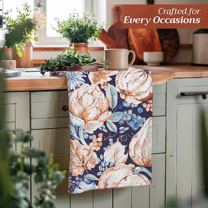 Maison d' Hermine Kitchen Towels Set of 3 100% Cotton 20" x 27.5" Reusable - Image 5