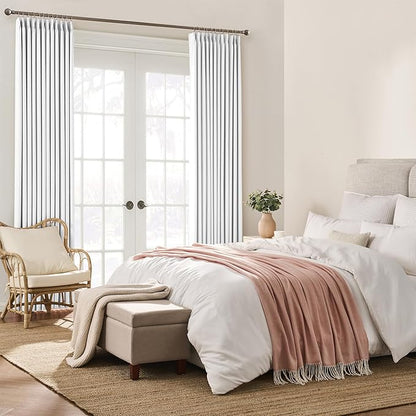 KEQIAOSUOCAI Extra Long Pleated Curtains 108 Inches Long 9 ft Length, Luxury - Image 4