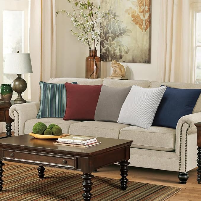 Sunbrella Decorative Outdoor Water Repellent Throw Pillows - Image 3