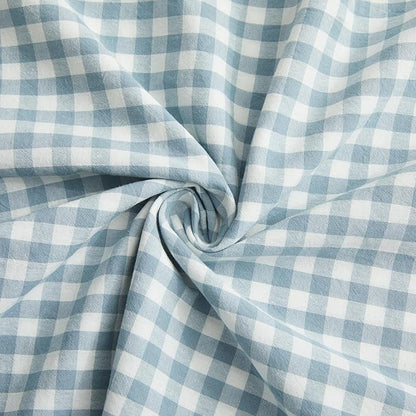 KKJIAF 2 Pcs Plaid Ruffle Pillow Case Standard Size, Cotton Gingham Ruffled - Image 7