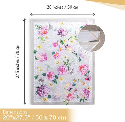 Maison d' Hermine Kitchen Towels Set of 3 100% Cotton 27.50" x 20" Reusable - Image 4