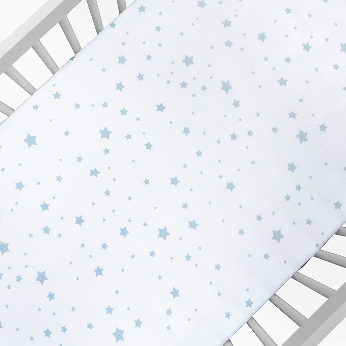 Newton Baby Mini Crib Fitted Sheets | Organic Muslin Cotton, Breathable & Soft - Image 9