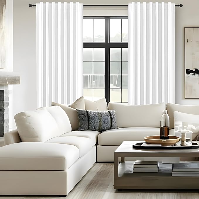100 Inch Curtains Complete Blackout Curtains - Image 6