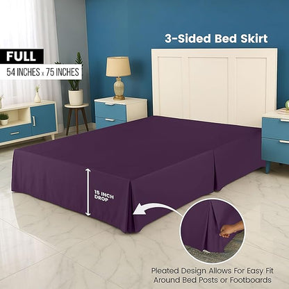 Utopia Bedding Full Bed Skirt - Image 2