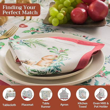 Maison d' Hermine Cloth Napkins Set of 4 100% Cotton - Image 4