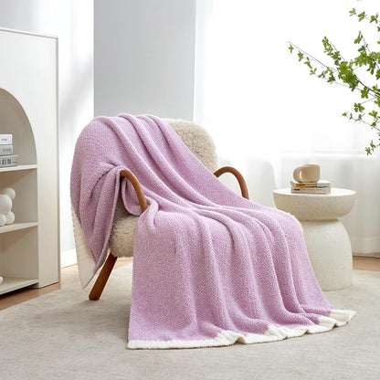 Snuggle Sac Lilac Throw Blanket - Image 4