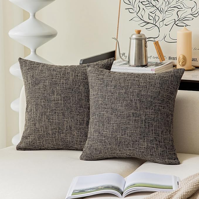 Kevin Textile Linen European Throw Pillow Sham Super Soft Star Cushion Cover by KevinTextile