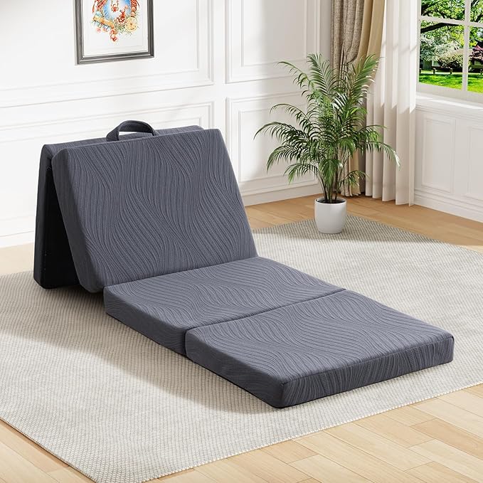 Foldable Memory Foam Mattress by GEMBED
