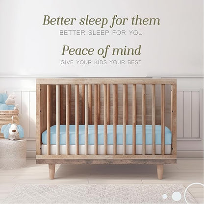 Bella Coterie Luxury Bamboo Viscose Crib Sheet | Organically Grown | Ultra Soft - Image 2