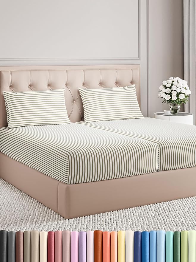 Split King Size 5 Piece Sheet Set by CGKUnlimited