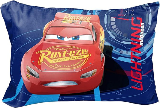 Jay Franco Disney Pixar Cars Lightning Speed 1 Single Reversible Pillowcase by JayFranco
