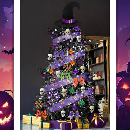 43 Pcs Halloween Tree Ornaments Decorations Tree Topper Hanging Ornaments for Halloween Home Party