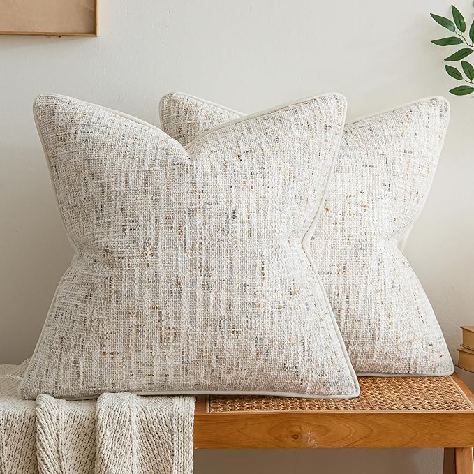 a moment Christmas Beige Reversible Pillow Covers 2 Pack - Image 8