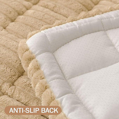 Smiry Couch Cover for Dogs Washable, Non Slip Fuzzy Pet Couch Covers for 3 - Image 8