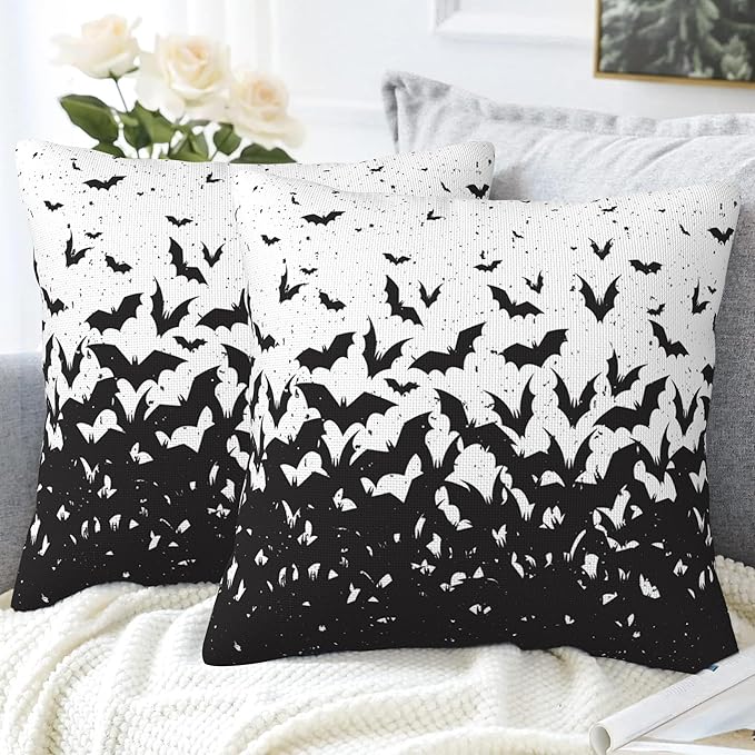 Throw Pillow Covers Small Scattered Flower Pillow Covers 18x18 Inch Set of 2 - Image 4