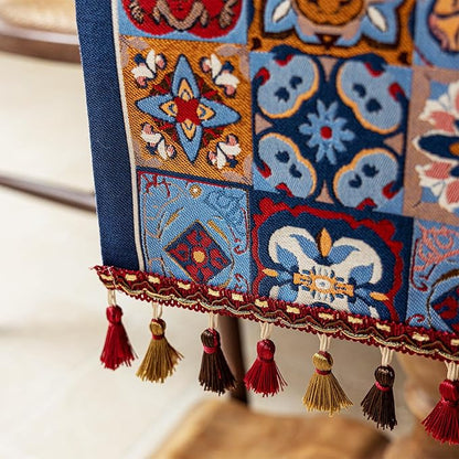 13×72 Inch Table Runner, Retro-Luxury Tassels Series - Image 4