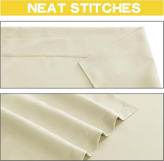 NICETOWN 4 Panels Kitchen Valance - Image 5