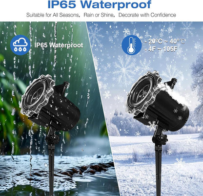 Halloween Christmas Projector Lights Outdoor, Holiday Decorations