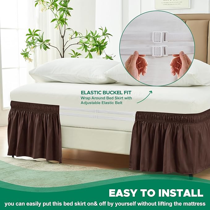 Biscaynebay Wrap Around Bed Skirts - Image 5