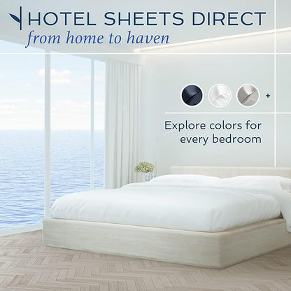 Hotel Sheets Direct 4 Piece Bed Sheet Set Full Size, 100% Viscose Derived from - Image 9