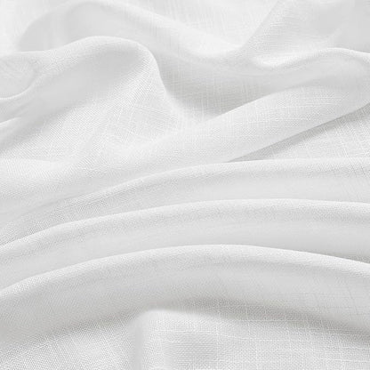 Treatmentex White Semi Sheer Curtains - Image 5