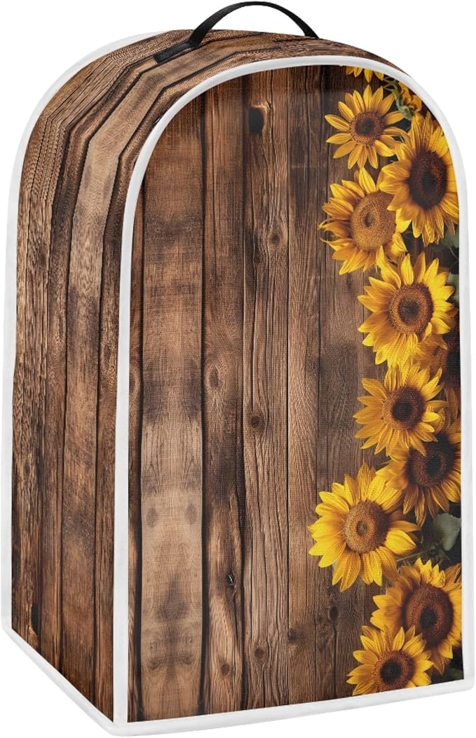 Cute Sunflower Blender Covers Kitchen Appliance Dust Cover Blender Protector by HUISEFOR