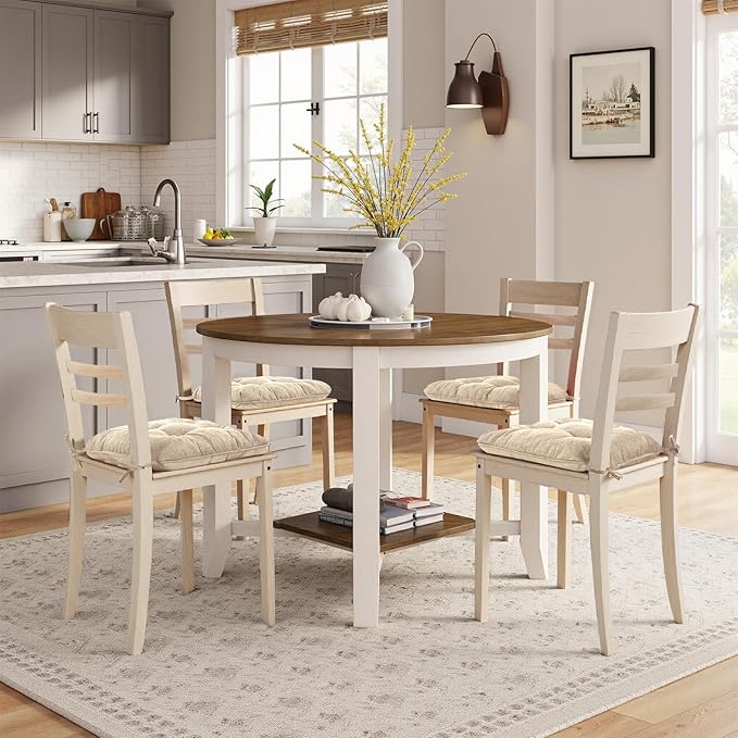 Chair Cushions for Dining Chairs, Tufted Foam Kitchen Chair, Non-Slip Seat - Image 7